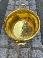 Ancienne marmite en cuivre et laiton