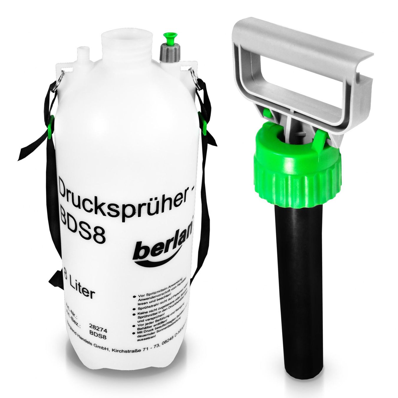 Tous les outils: Berlan Drucksprüher Gartenspritze 8 Liter Pflanzensprüher – Neuf (Voir description) à Baar par Werkzeugzentrum 1