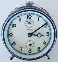 **Nachlass Kienzle Wecker Uhr Mechanisch Rot Gebraucht**