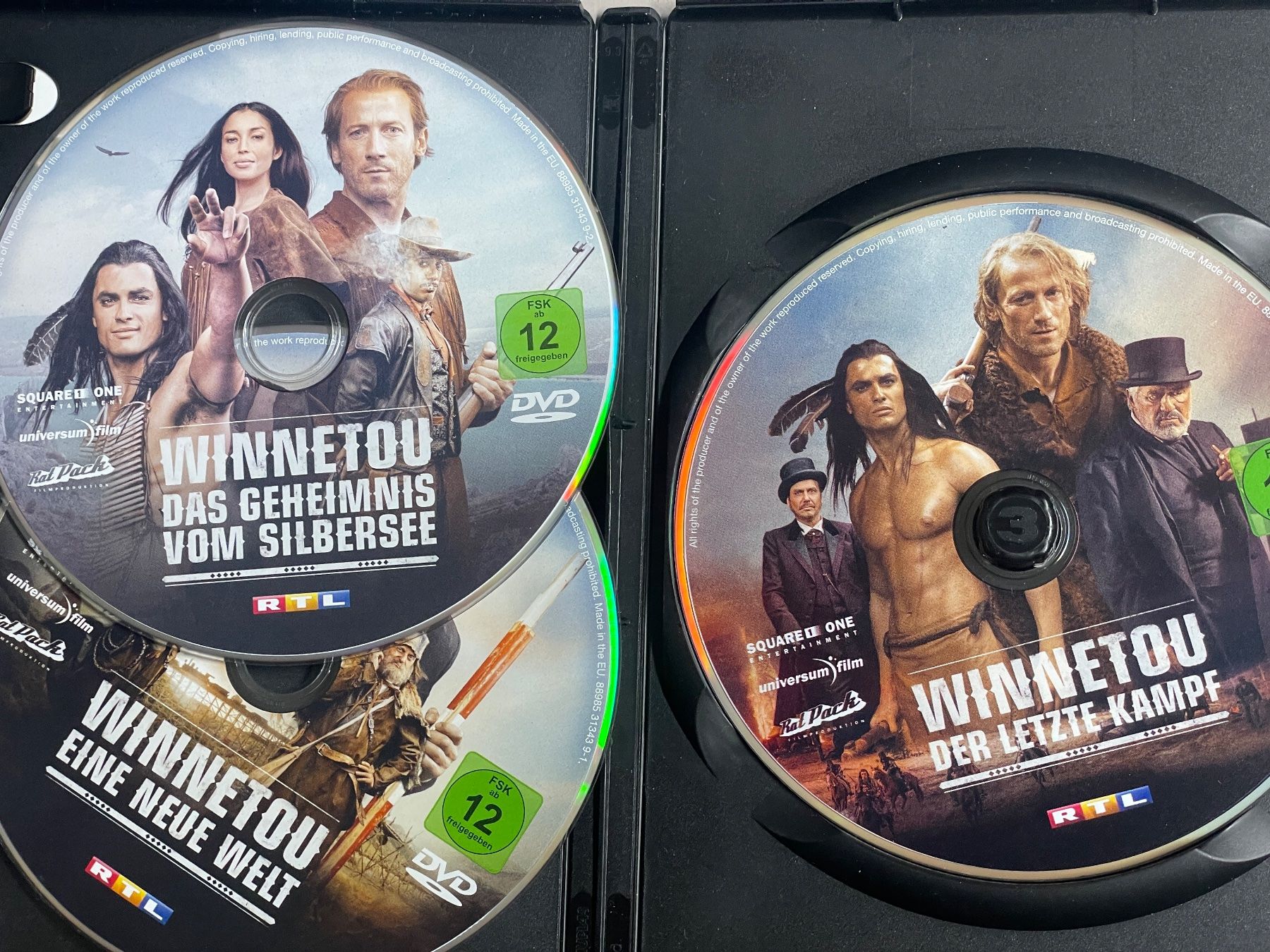 Tutti i DVDs: Winnetou Der Mythos lebt 3x Box – Usato da Muri b. Bern venduto da AdidasCollector 2