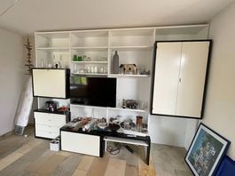 vintage Wohnwand mit viel Platz zu verkaufen