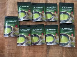 Lot de 9 sachets de Matcha tea powder Kawami Japonais
