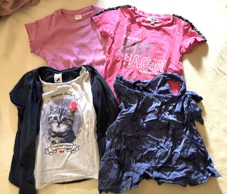 magliette manica corta 5-6 anni