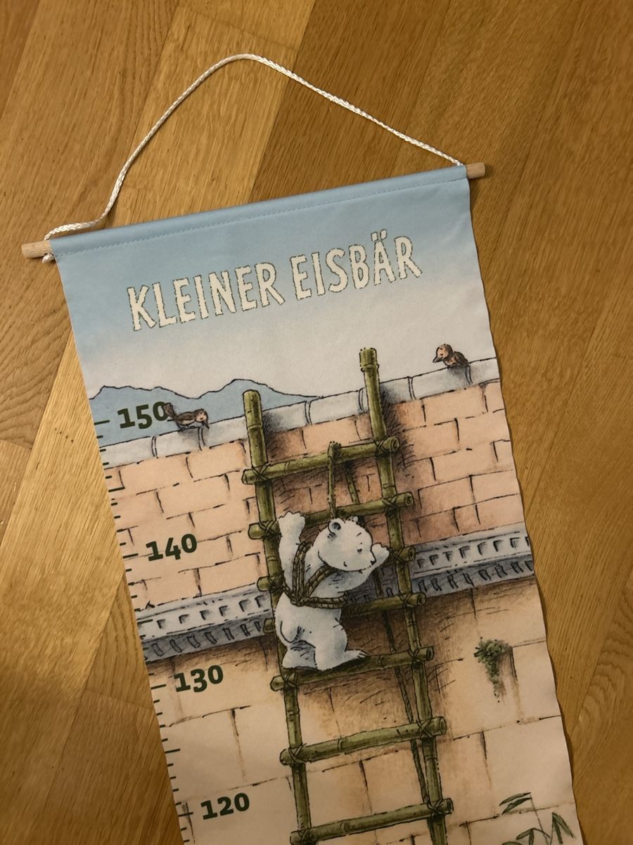 Tutte le decorazioni: Kinder Messlatte aus Stoff - Kleiner Eisbär – Nuovo (secondo la descrizione) da Grüt (Gossau ZH) venduto da Searose