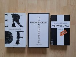 Simon Beckett Thriller Sammlung, 3 Stück