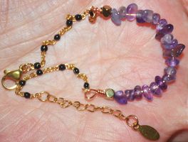 Armband B-240 – Amethyst – 21,5 cm