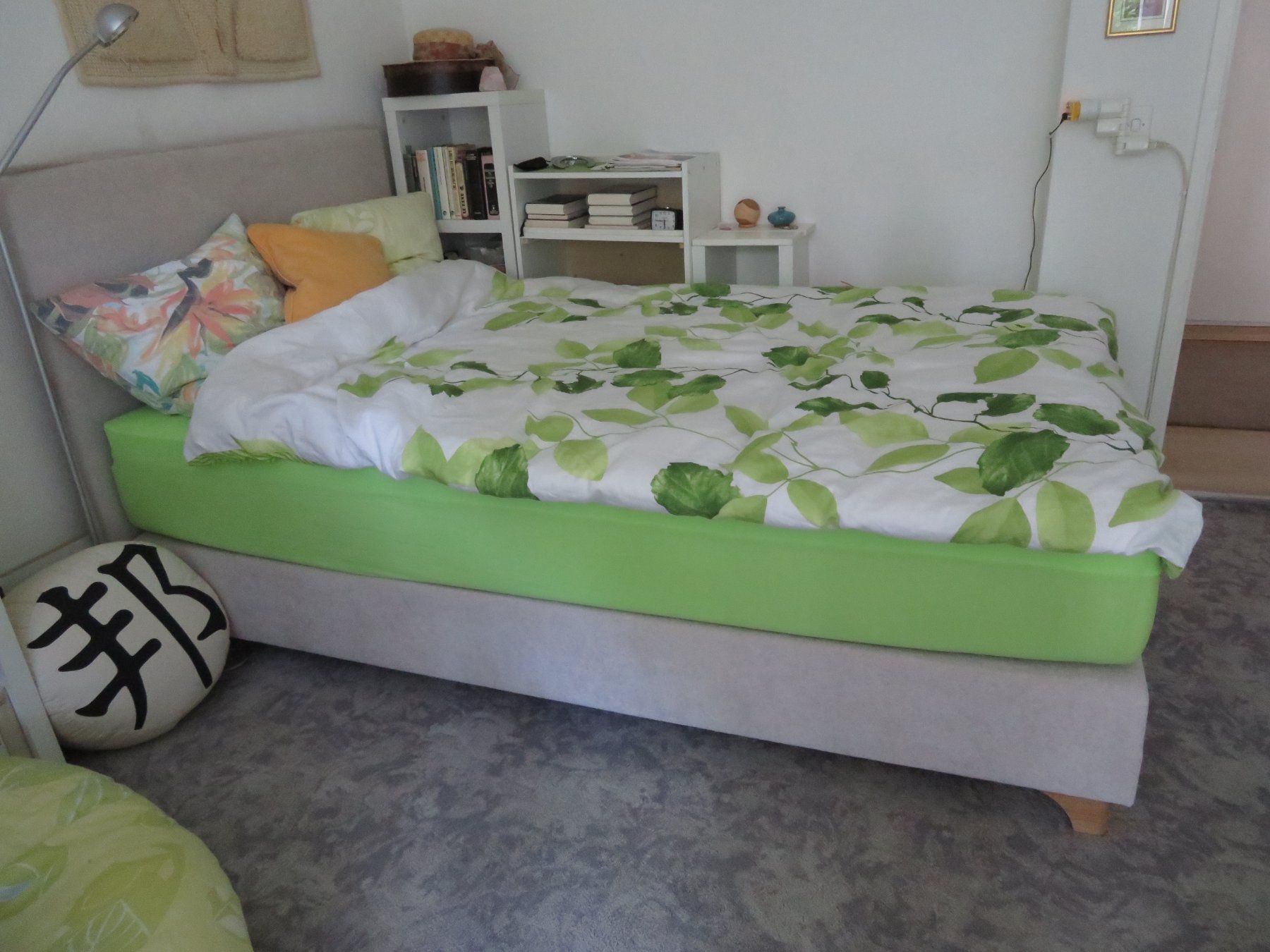 Lits: Boxspringbett, inkl. 2 Topper, gebraucht – D'occasion à Tann par mueu