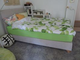 Boxspringbett, inkl. 2 Topper, gebraucht
