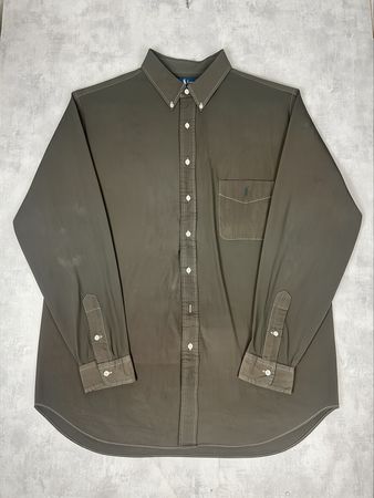 Chemise Ralph Lauren vintage vert kaki - XXL TALL 