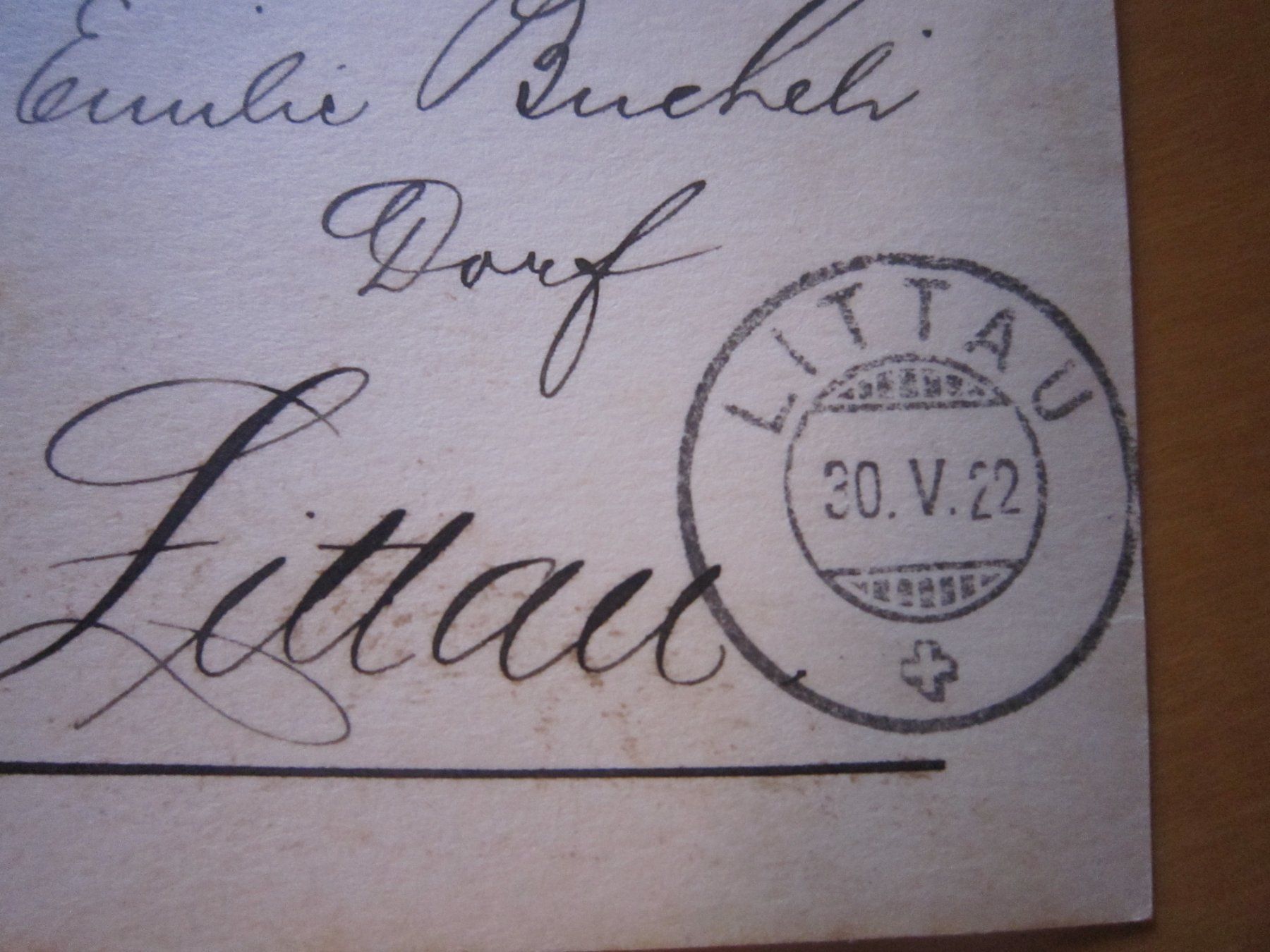 Cartoline postali: No 5 Postkarte 1922 der Kloster – Usato da Gordola venduto da Polentaefung 3
