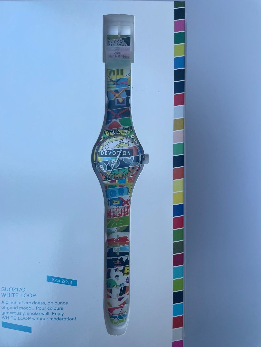 Swatch Orologi: Swatch SUOS170S mit exkl. Zürich-Loop – Nuovo e nell'imballaggio originale da Zürich venduto da Num6