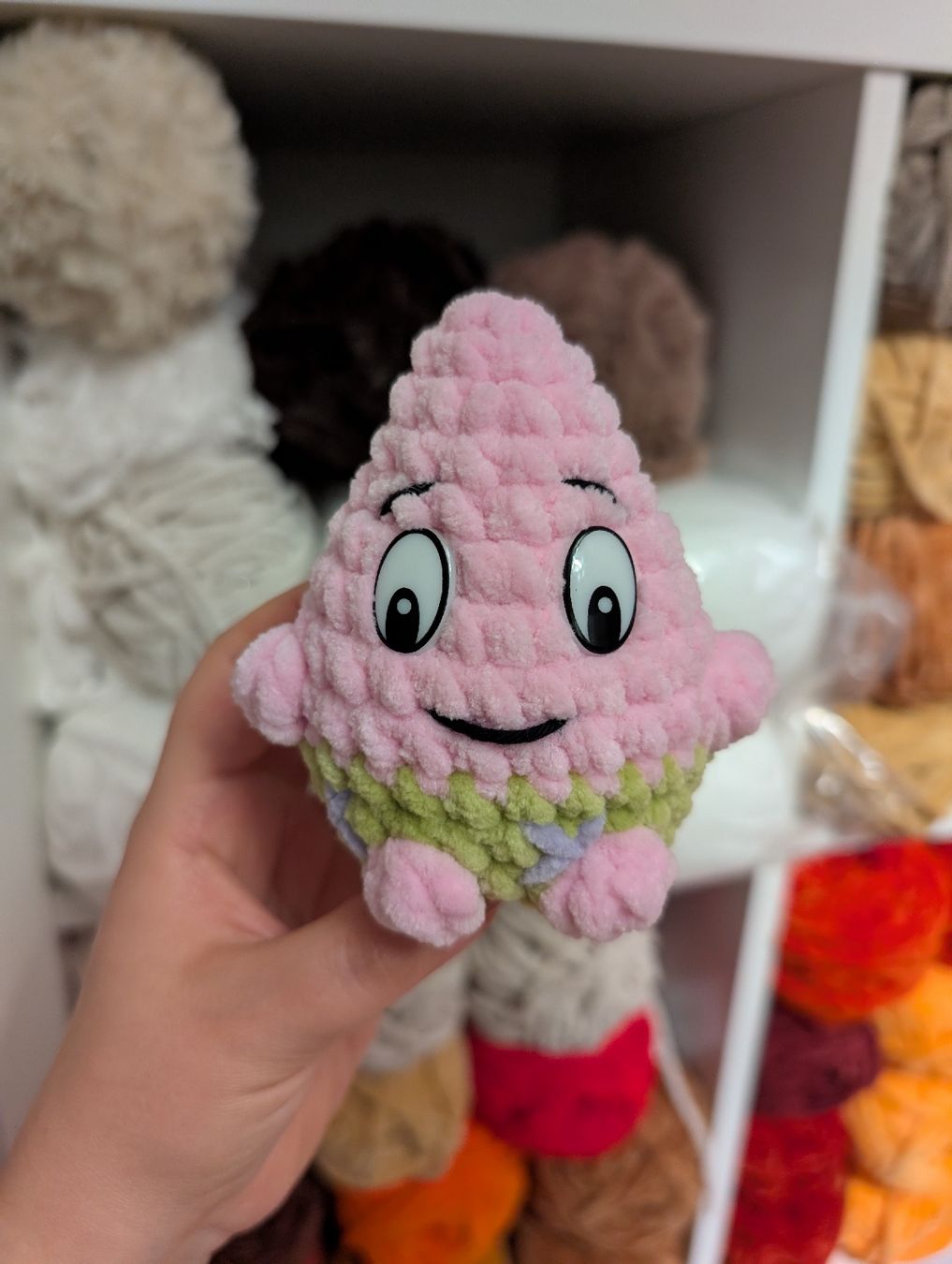 Spielzeuge: Amigurumi "Patrick Star" ca. 10cm – Neu (gemäss Beschreibung) aus Beromünster von Shelly9296