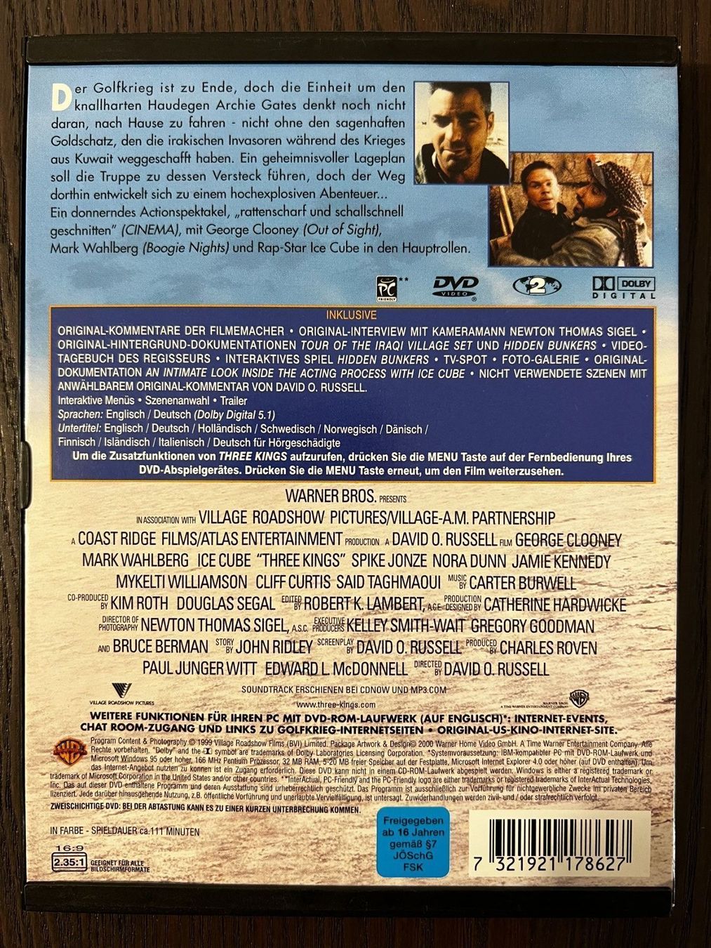 Tutti i DVDs: Three Kings – Usato da Zürich venduto da FilmFreunde 1