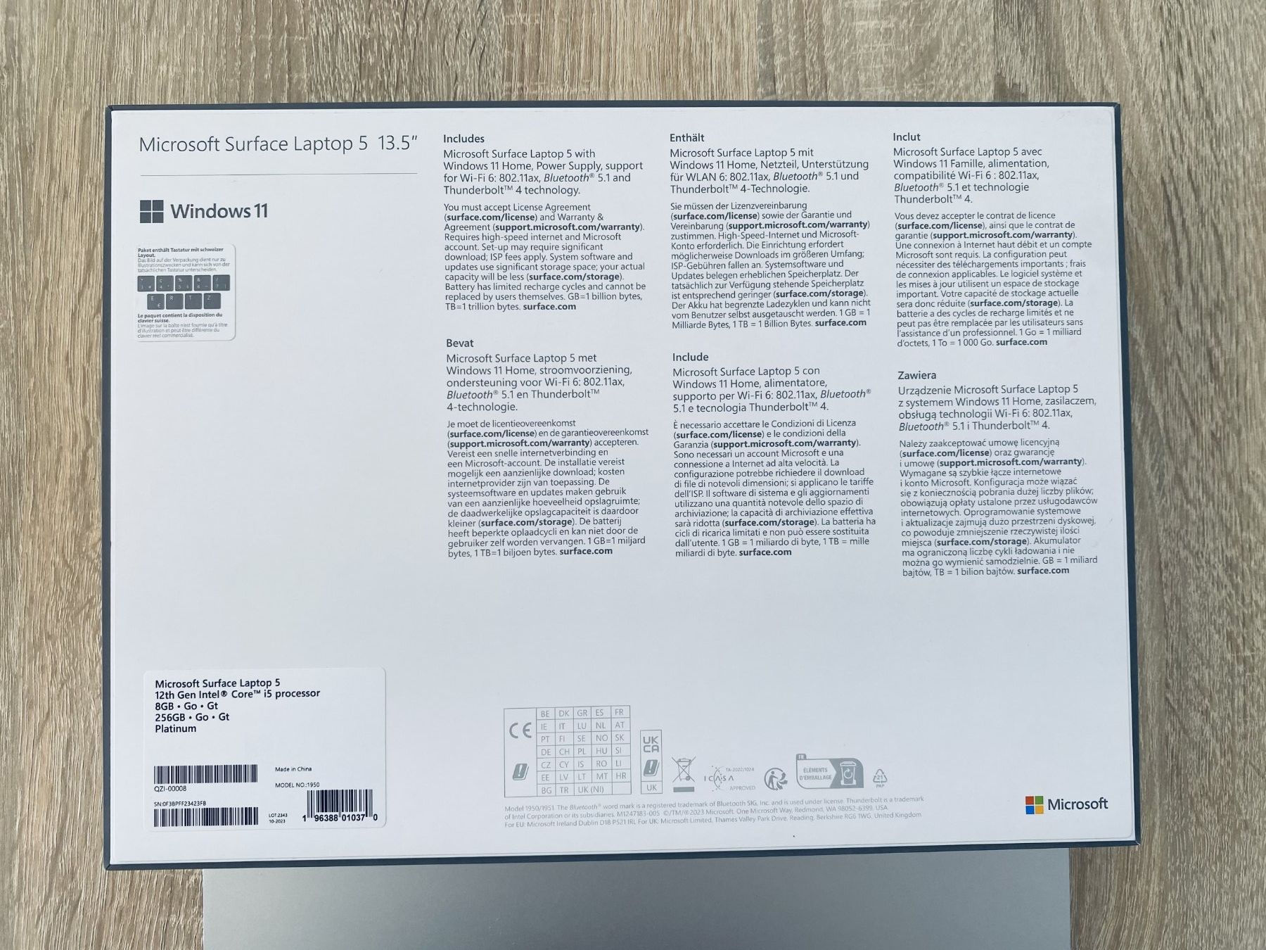 Microsoft Notebooks: Microsoft Surface Laptop 5 – Gebraucht aus Zürich von dokhmal 4