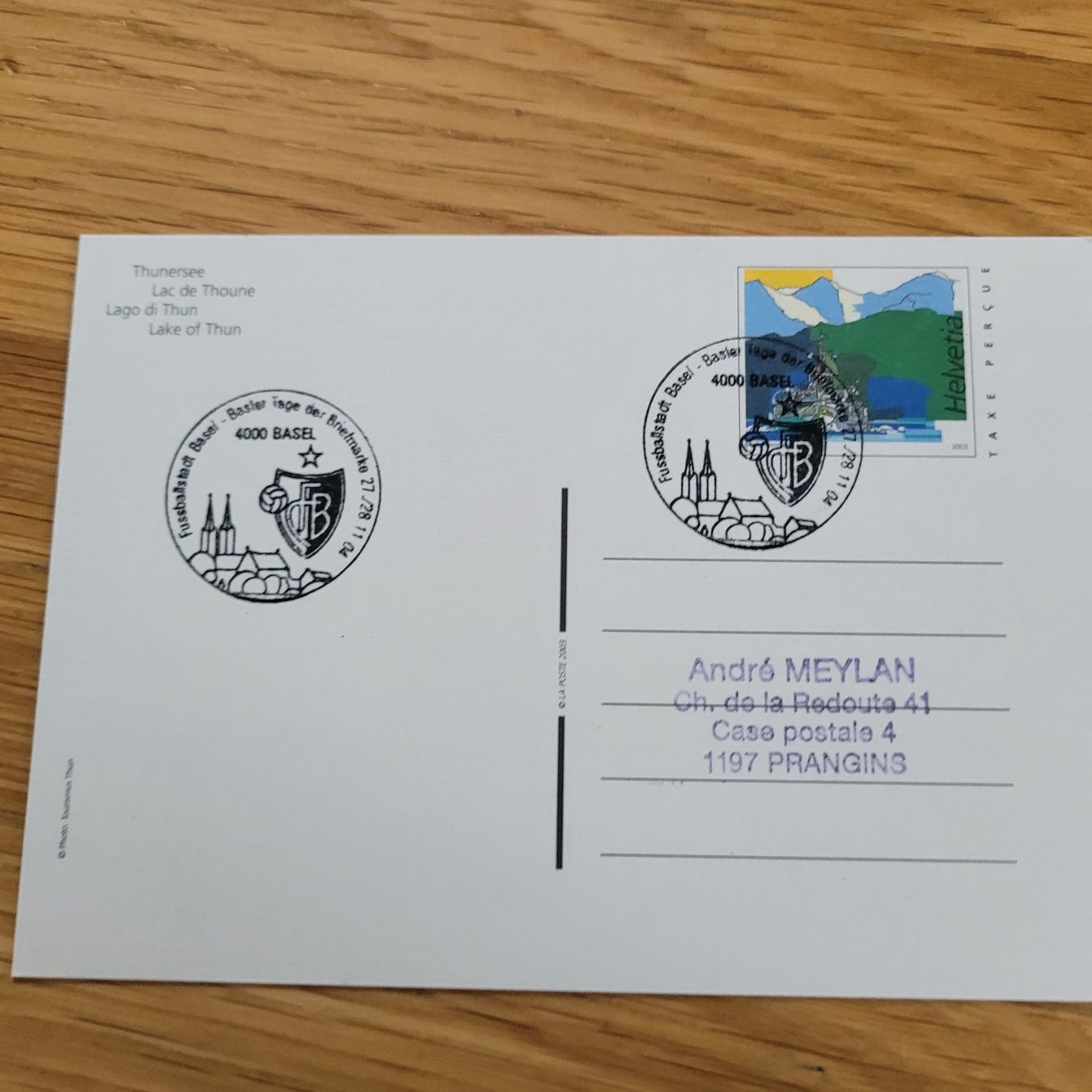 Cartes postales: GS Karte Basel 2004 – D'occasion à Biel/Bienne par Destockweb