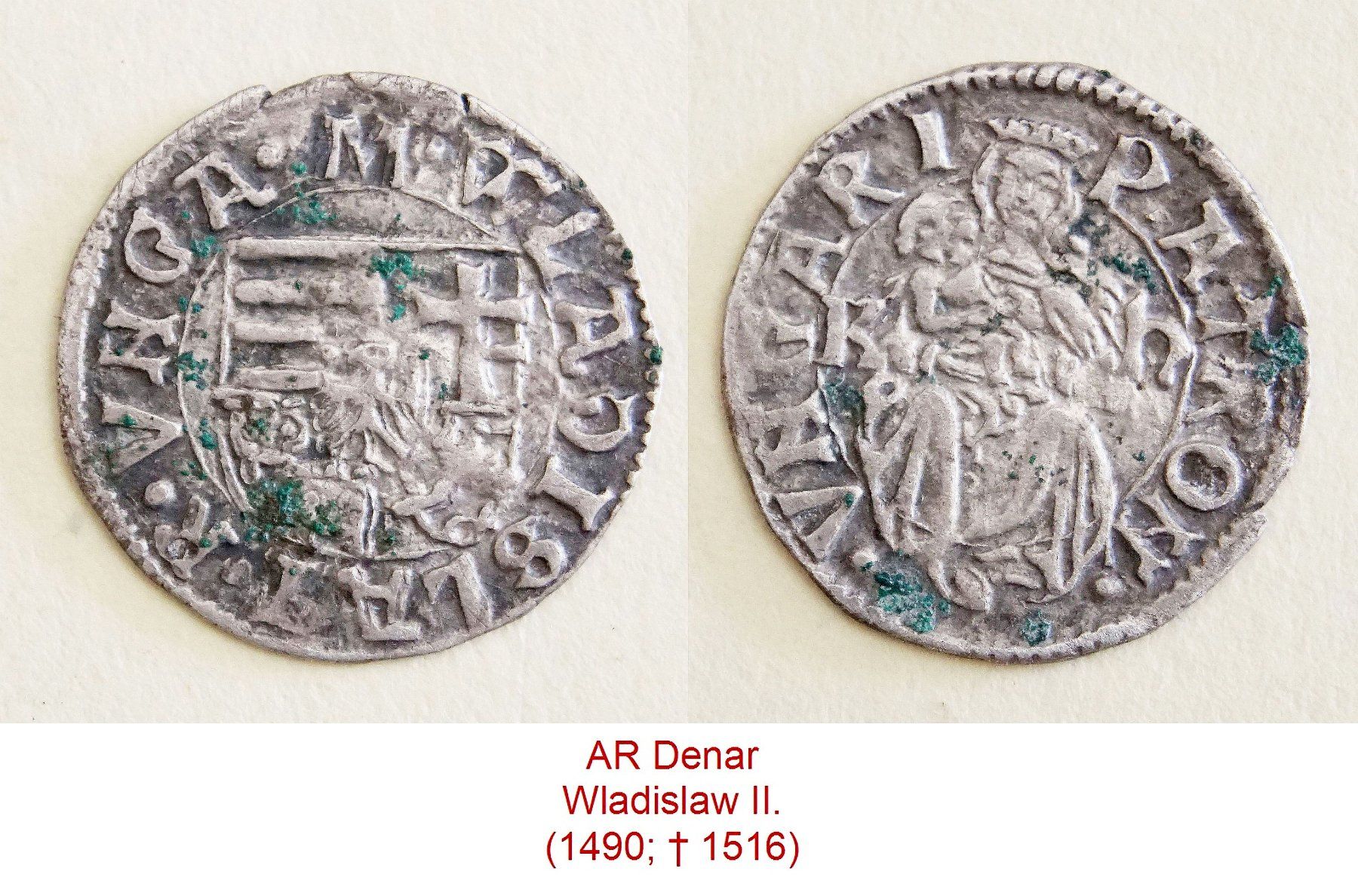 Tutti le monete: AR Denar Wladislaw 1490 - 1516 – Usato da Flamatt venduto da samowarow