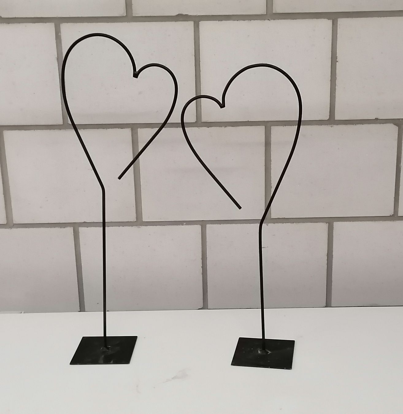 Alle Dekorationen: Metall Herzen Höhe 53 / 48cm – Gebraucht aus Schwarzenegg von musi09