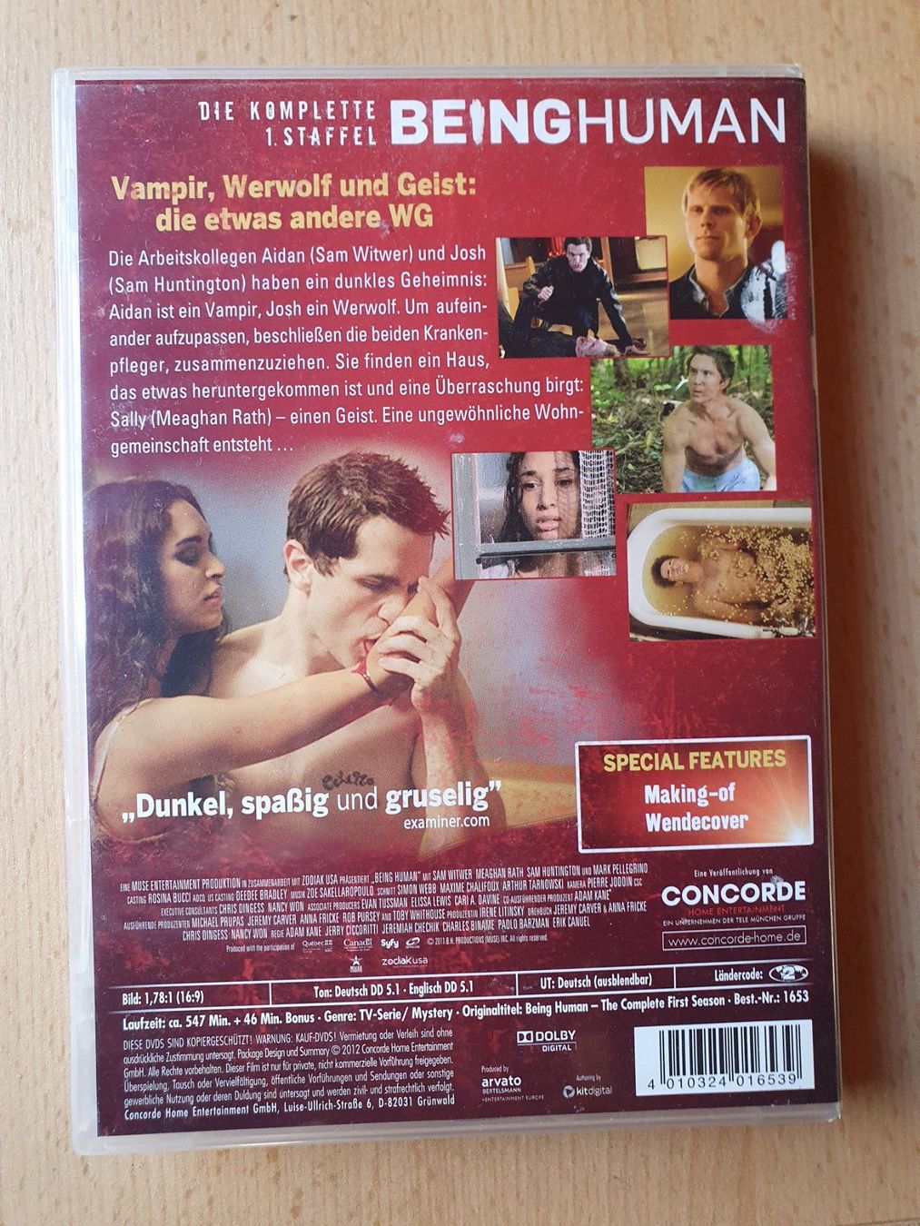 Tutti i DVDs: DVD - Being Human - Staffel 1 komplett – Usato da St. Margarethen TG venduto da Schachmatt 1
