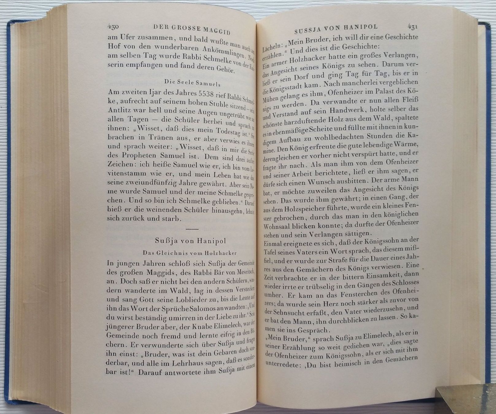 Libri: Die chassidischen Bücher - Martin Buber 1928 – Usato da Oberriet SG venduto da ganesh435 8