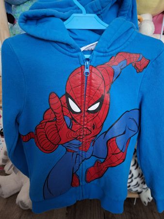 Marvel Spider-Man Kapuzenjacke blau Grösse 116 neuwertig