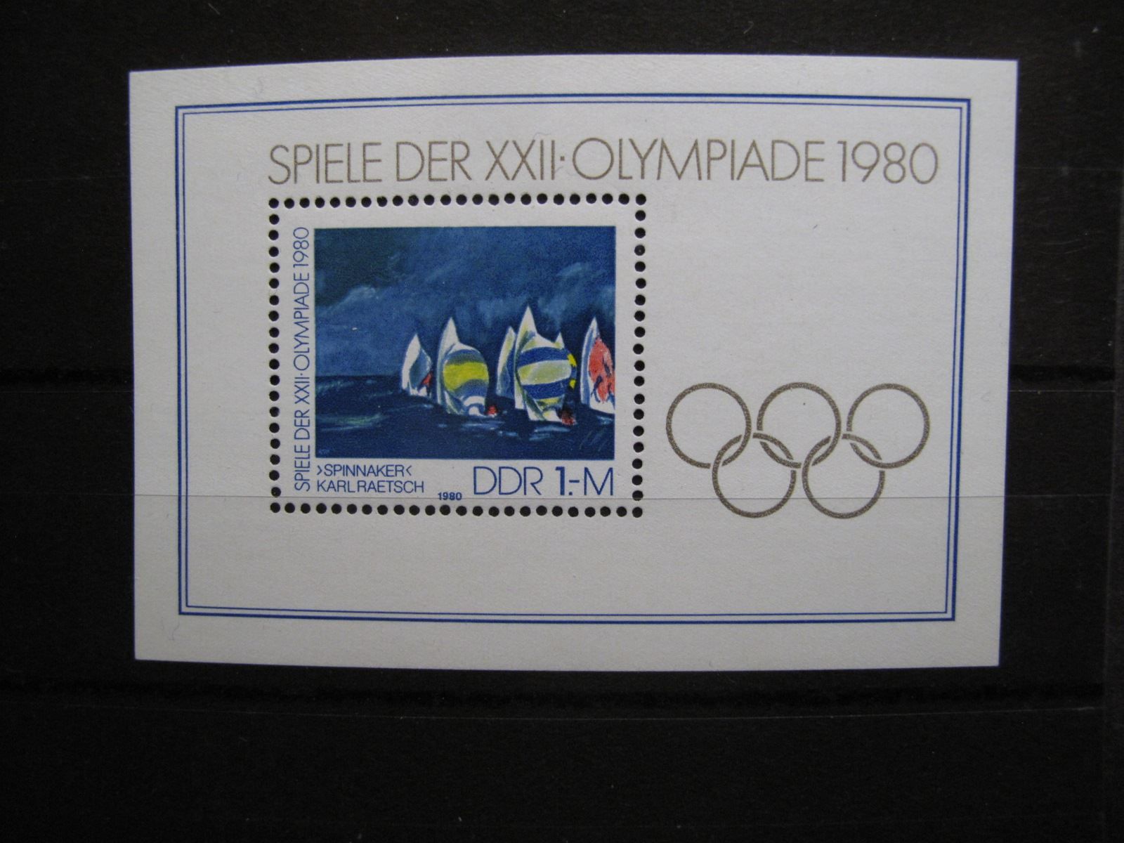 Barche: DDR 1980 Spinnaker Segelboot Blk 59** – Usato da Wil SG venduto da fva01