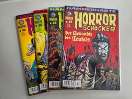 Horror Schocker, #57, 58, 59, 60, Weissblech Z0-1!