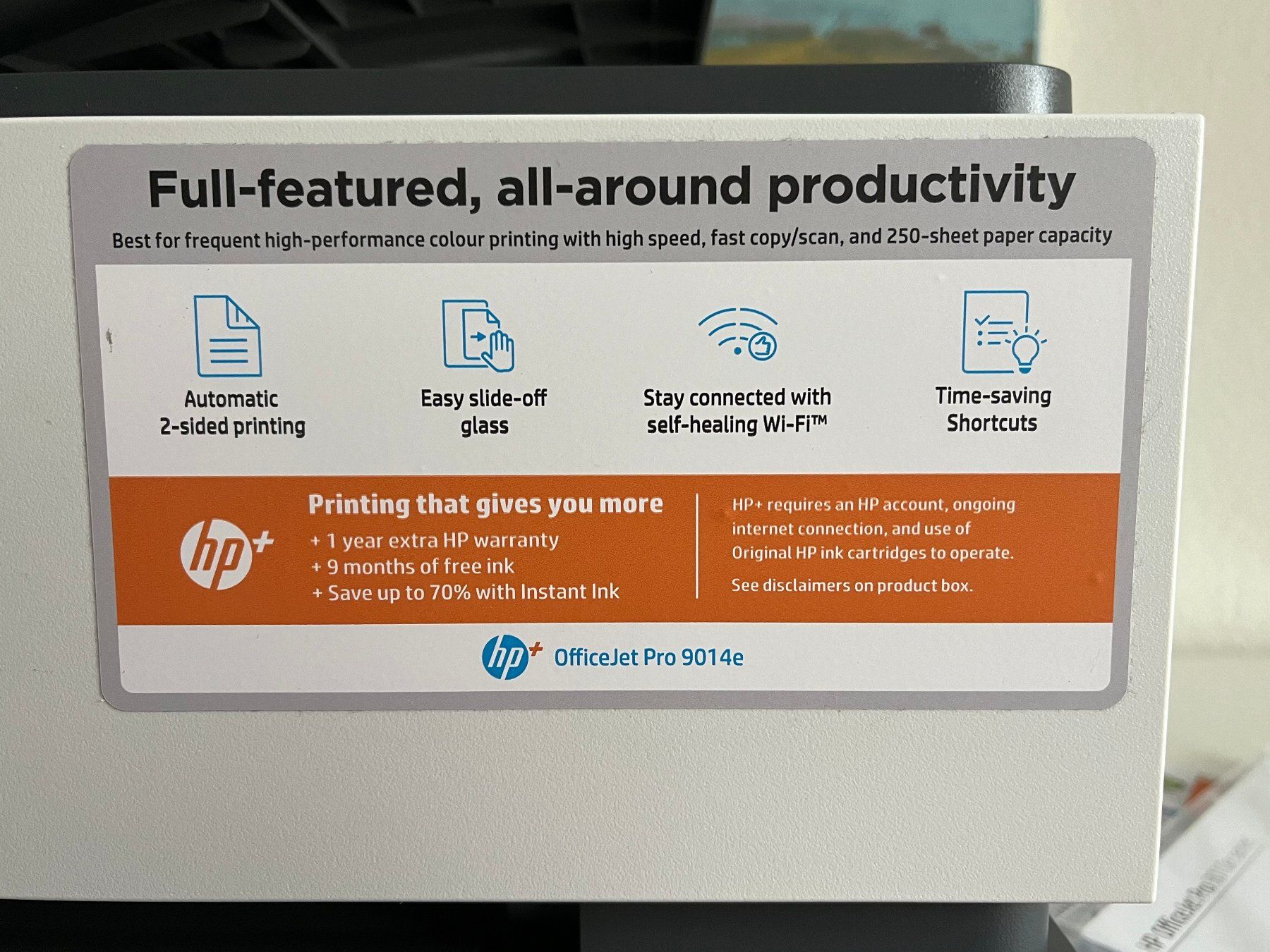 Hewlett Packard Stampanti: HP OfficeJet Pro 9014e – Nuovo (secondo la descrizione) da Basel venduto da Xani 3