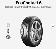 4 Sommerpneus Continental EcoContact 6