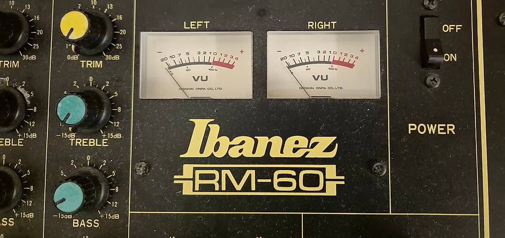 Ibanez Console di mixaggio: Ibanez RM 60  6 Kanal Mixer – Usato da Zug venduto da storsi 1
