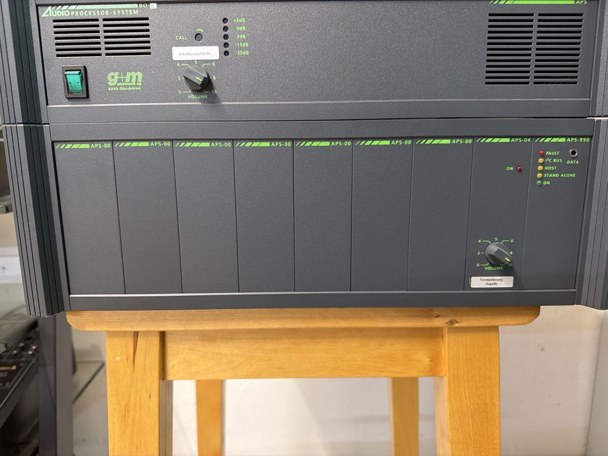 Componenti elettronici: 3x G+M BD-50 BD-55 Audio Processor System come in set – Usato da basel venduto da Swiss._.1978 1