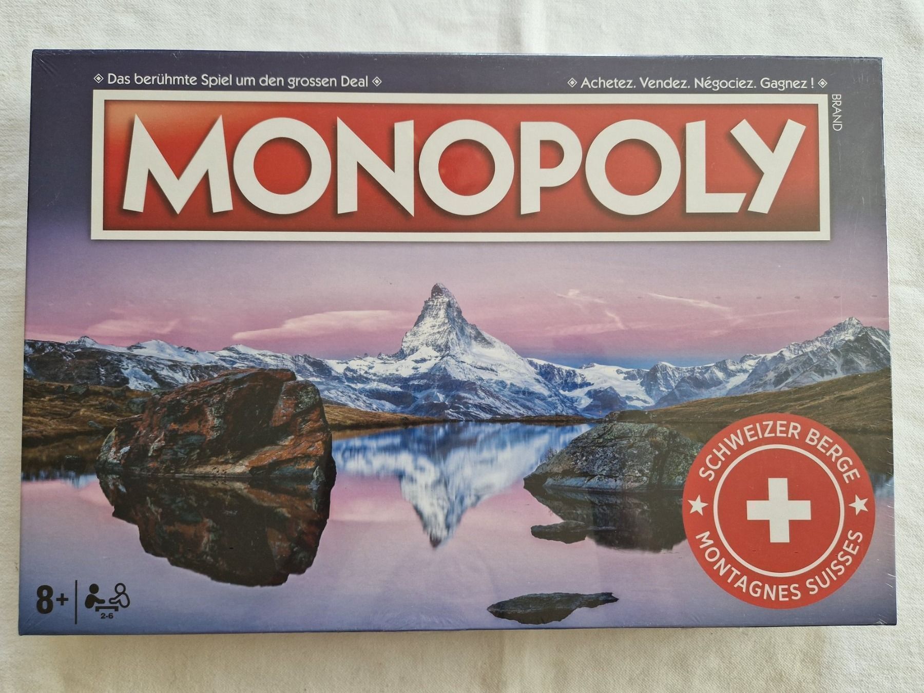 Hasbro Giochi: Monopoly Schweizer Berge ORIGINALVERPACKT – Nuovo e nell'imballaggio originale da Rebstein venduto da Ajs_Toy_Palast_1