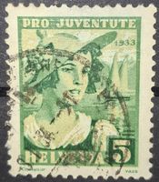 Pro Juventute Nr. 65 unterdruck Speziell