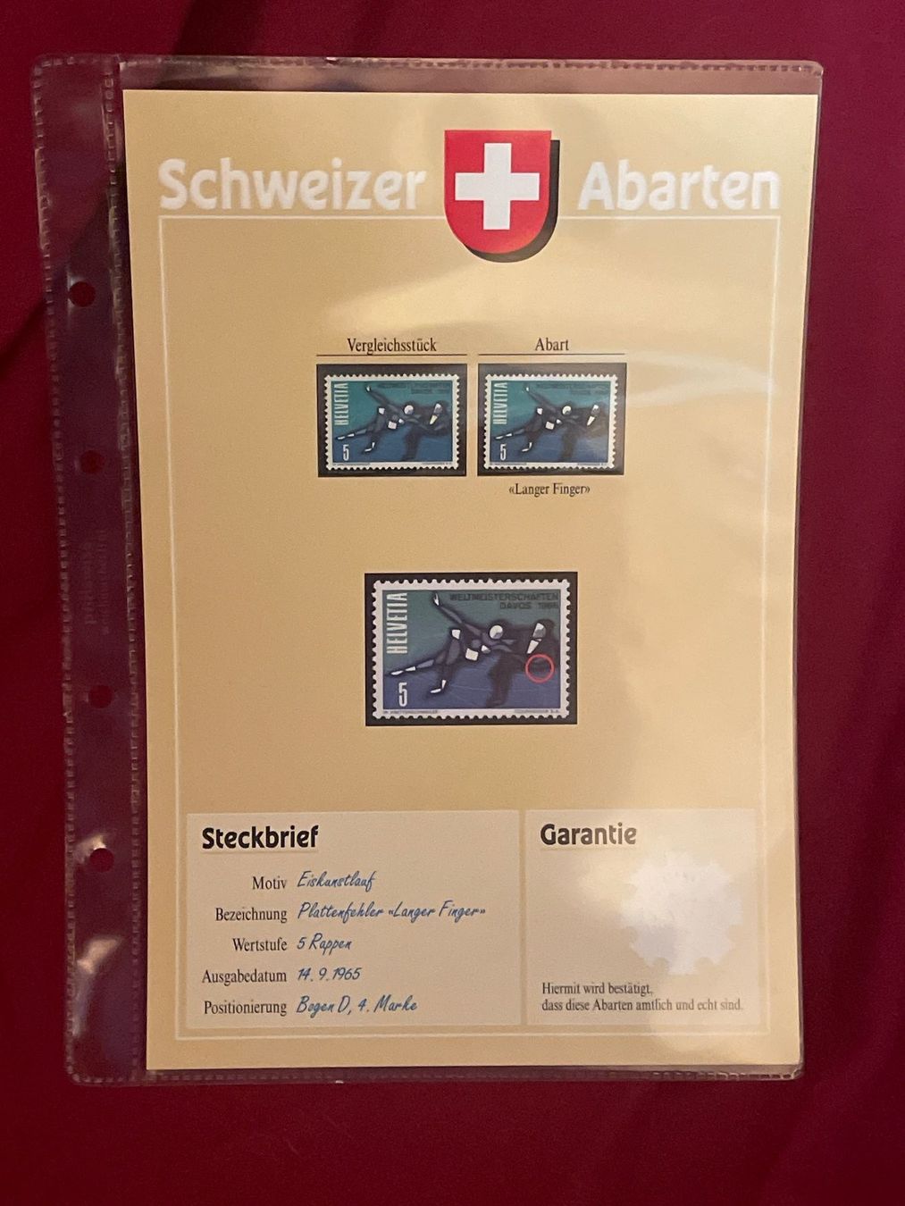 Tutti i francobolli: Schweizer Briefmarken Abarten Sammlung 36 Bätter – Usato da Schüpfen venduto da Schuepfen45 8