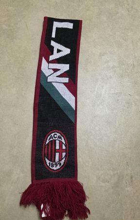 Fussballschal AC Mailand schwarz rot weiss 