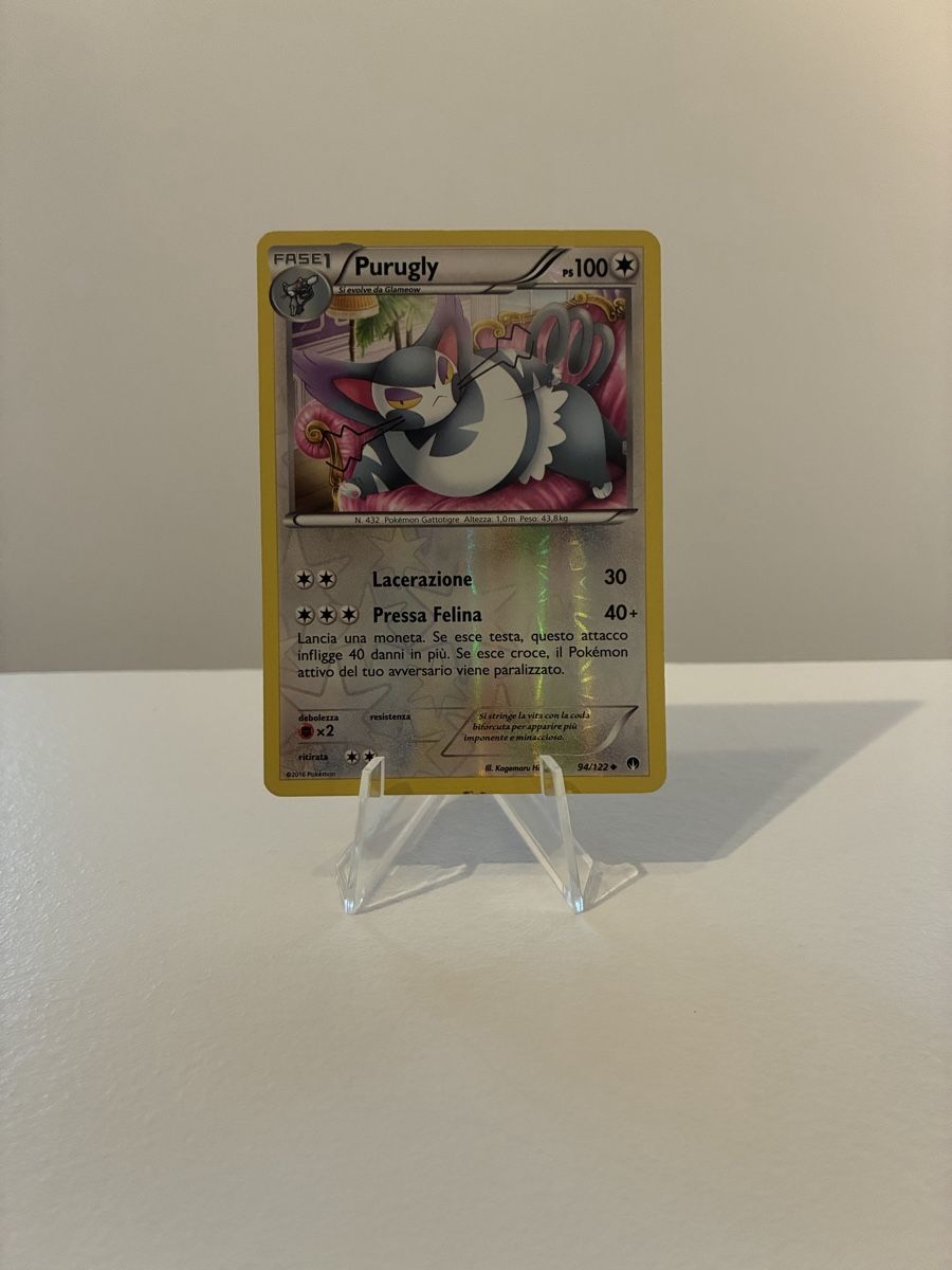 Pokémon Carte collezionabili: Carta Pokémon Purugly 94/122 Reverse GD – Nuovo (secondo la descrizione) da Taverne venduto da nad02026
