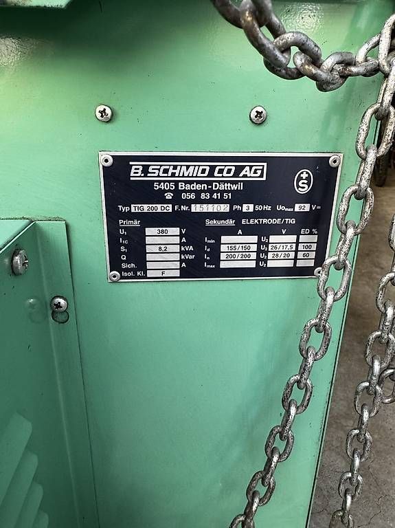 Saldatori: WIG-Schweissgerät 200A/380V – Usato da Weinfelden venduto da derweinfelder 3