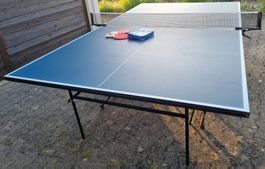 🏓 Tischtennistisch klappbar inkl. Netz, Schläger & Bälle