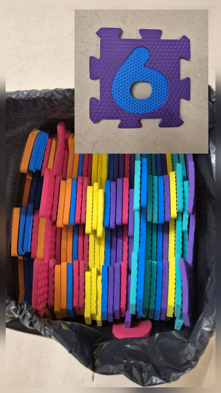 Tappeto da gioco: Kinder Spielmatten Bodenschutz farbig – Usato da Baar venduto da braggis