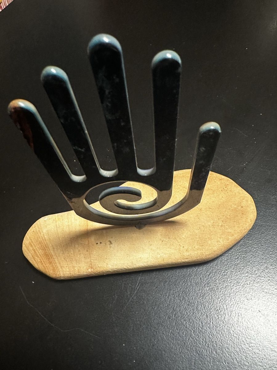 Skulpturen & Statuen: Hand-Skulptur, Kunstobjekt, Vintage-Look – Gebraucht aus Mörschwil von Alrud99 3