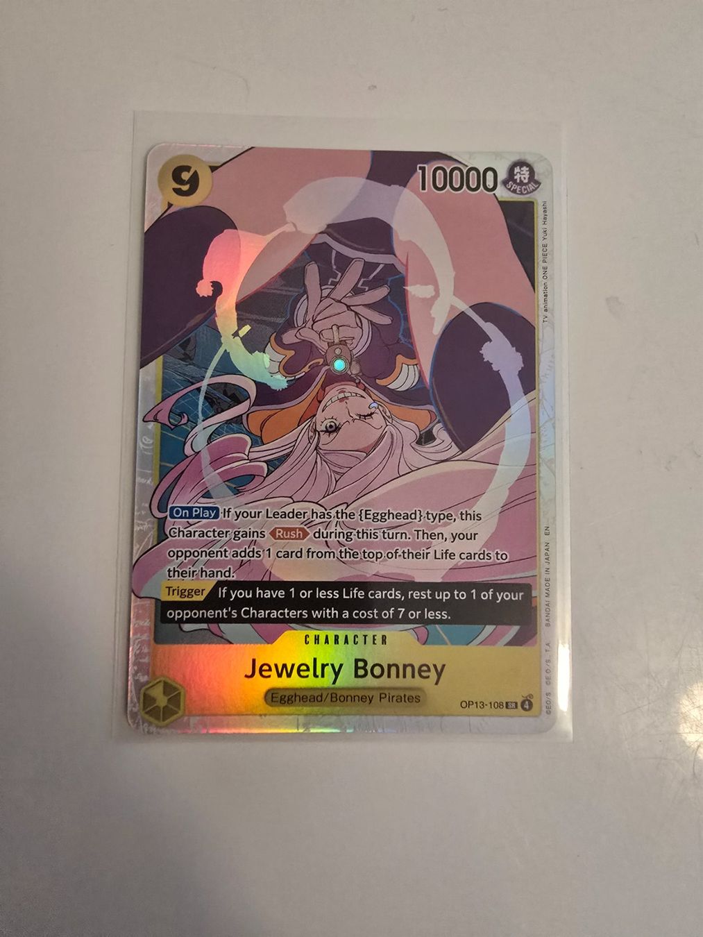 Bandai Carte collezionabili: Jewelry Bonney OP13-108 SR – Nuovo (secondo la descrizione) da Chur venduto da Casdo