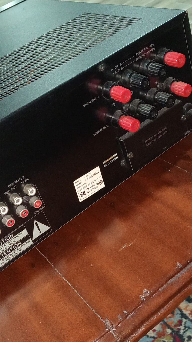 Luxman Amplificatori: Integrated Amplifier Luxman LV-112 – Usato da St-Cergue venduto da per_6cx5 6