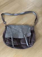 Sac bandoulière Craie kaki doré réversible