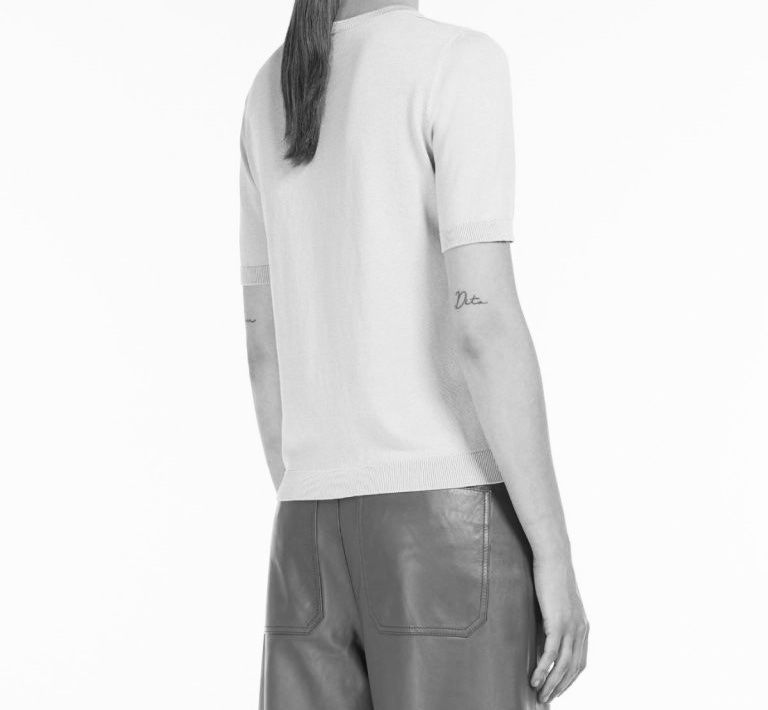 Max Mara T-shirt: Max Mara Weekend KA Strick Pullover BATUN m Seide blau Gr XL – Nuovo e nell'imballaggio originale da Zürich venduto da rar_b2y9 2