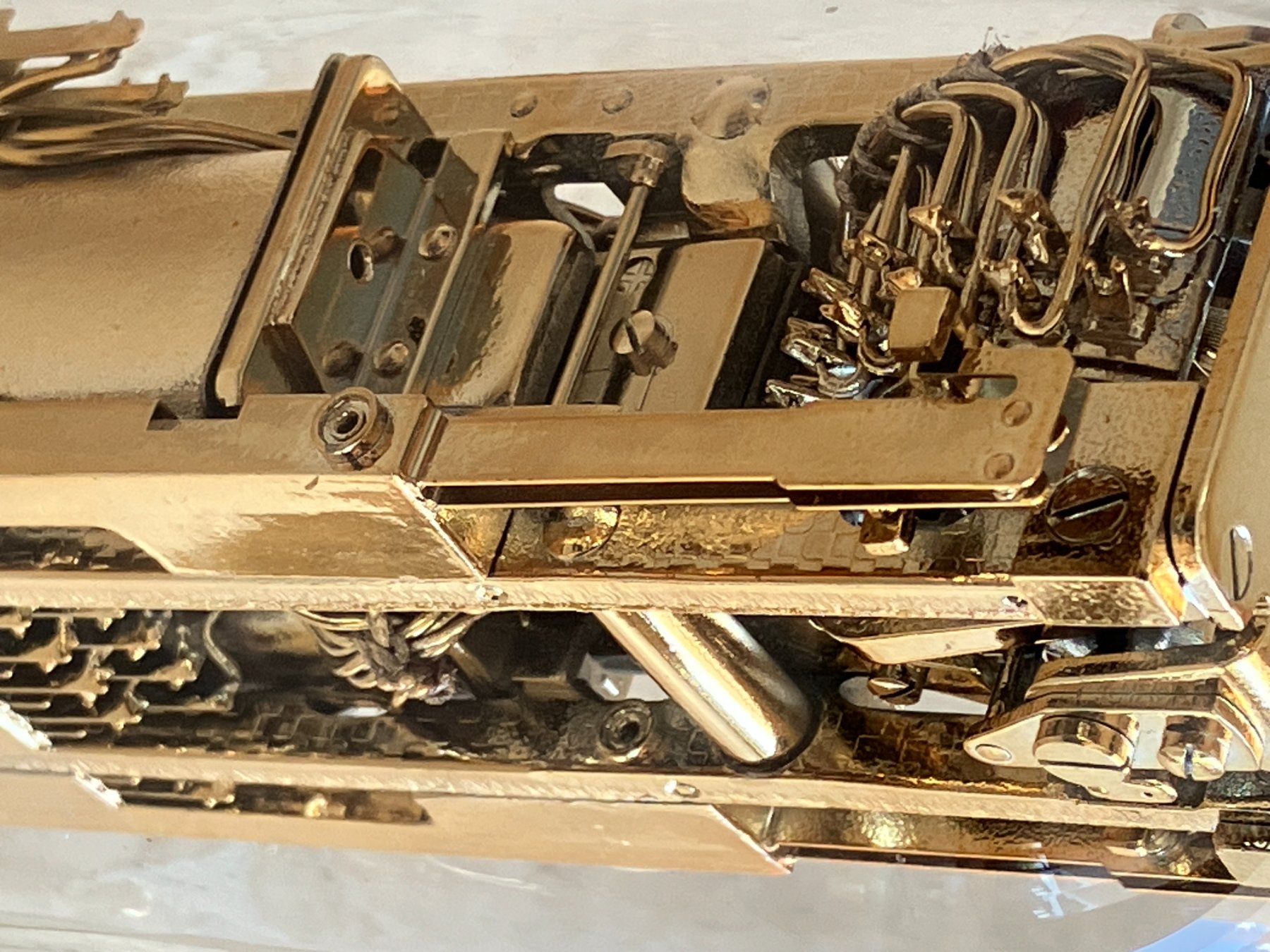 Tutte le decorazioni: Objet commémoratif Ascom/Hasler HS31 sous cloche, Steampunk – Nuovo (secondo la descrizione) da Chêne-Bougeries venduto da Vintage-Era 5