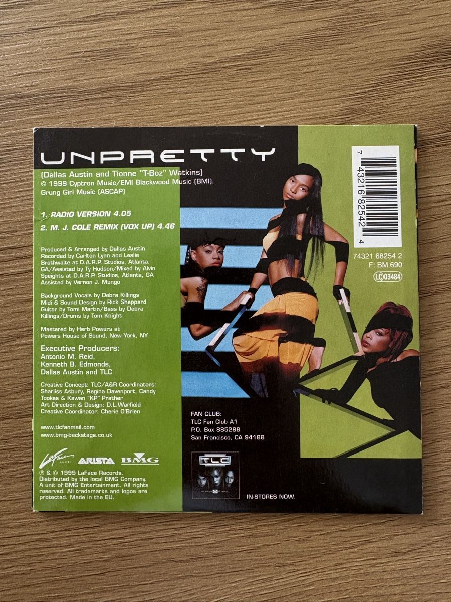 CD: TLC unpretty single CD – Usato da Plan-les-Ouates venduto da pat_xfr8 1