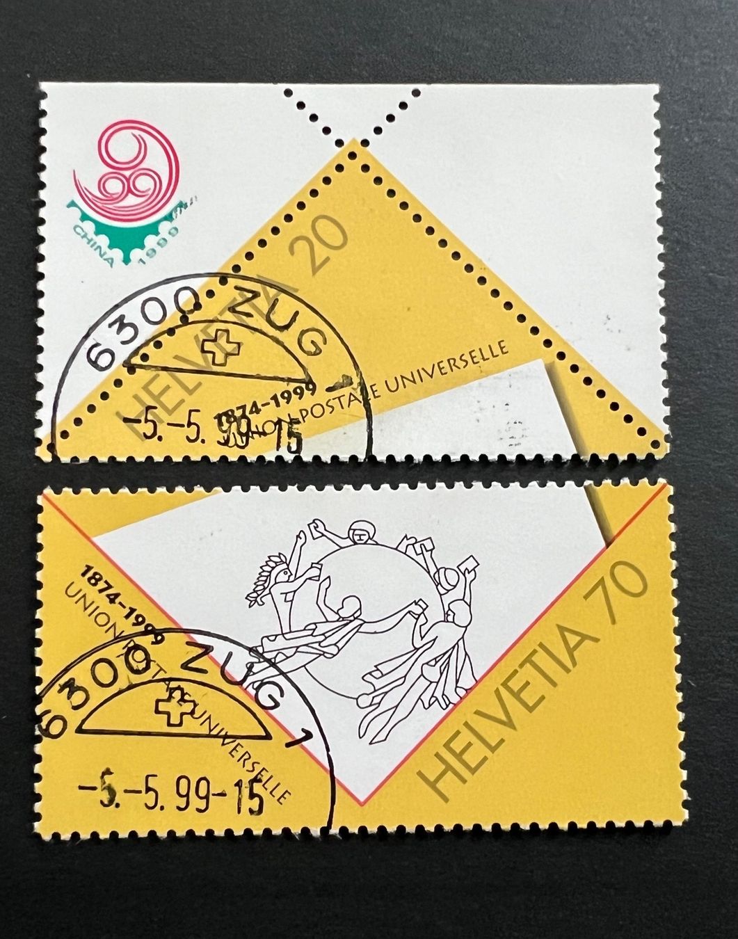 Alle Briefmarken: CH - Marken 1999 – Gebraucht aus Hünenberg See von wer_5286
