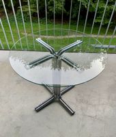 Midcentury Bauhaus Chrom Tisch vintage 1970er