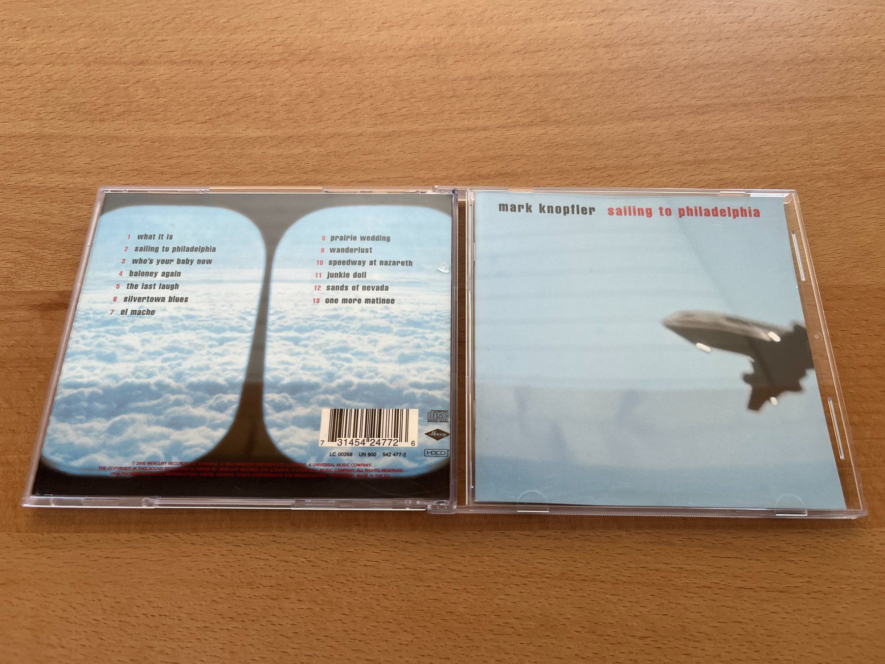 CD: Mark Knopfler - Sailing To Philadelphia – Usato da Bätterkinden venduto da emmentaler2008