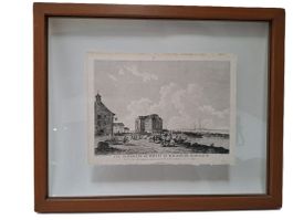 Rorschach Hafen Kornhaus Radierung 1780 Pérignon
