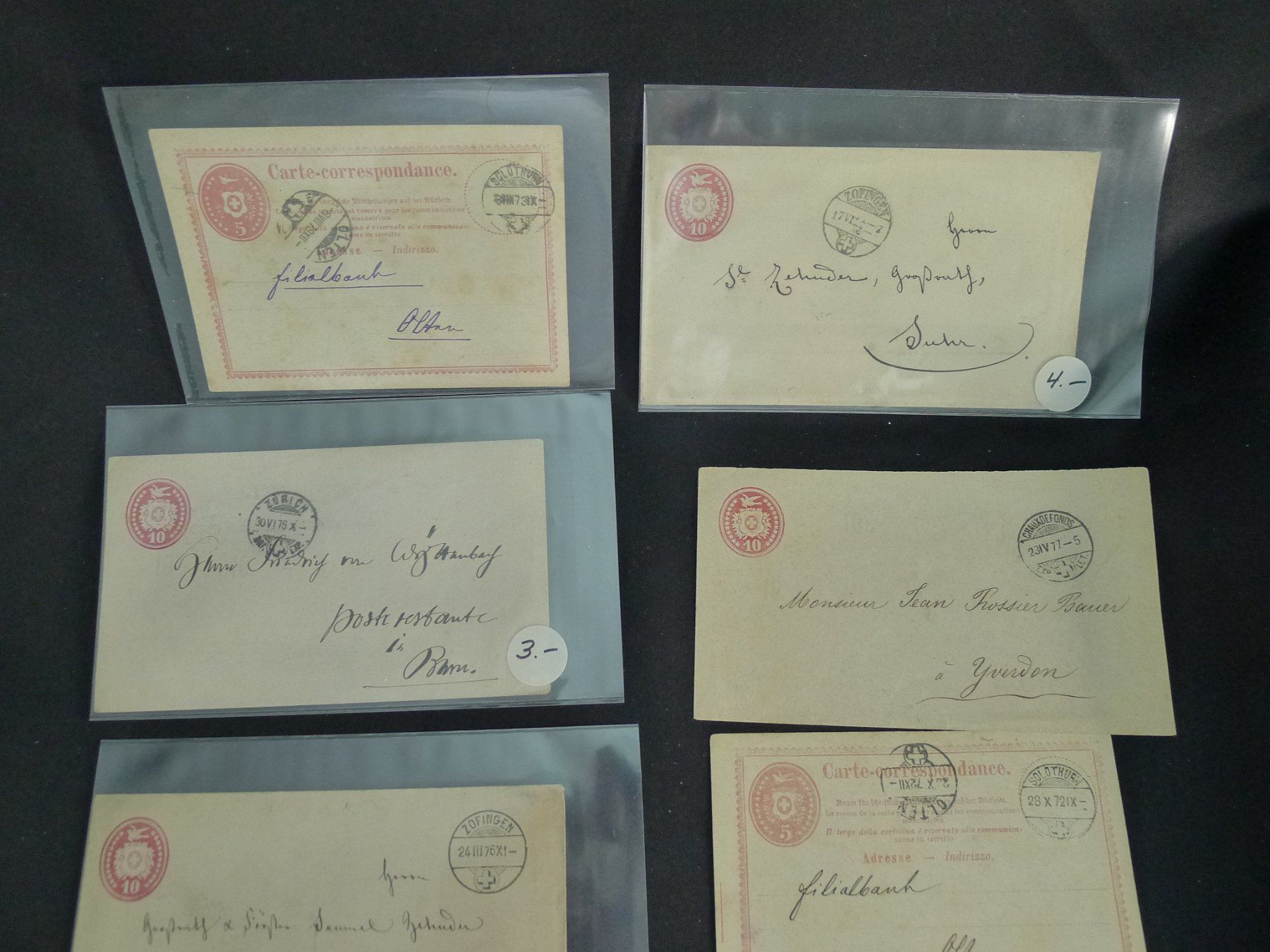 Alle Briefmarken: 26 Tübli Briefe oder Karten gelaufen – Gebraucht aus Dagmersellen von wyss1982 7